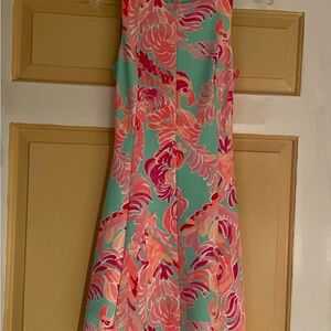 Lilly Pulitzer Poolside Love Birds Cove Floral Dress